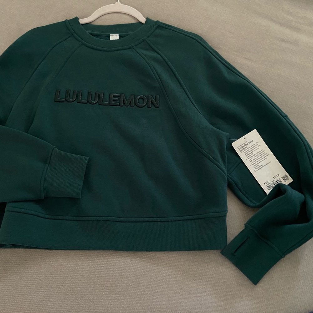 lululemon athletica scuba oversized pullover sweatshirt Women's xs/s new